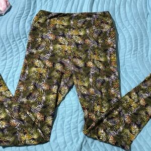 Tropical Print Leggings